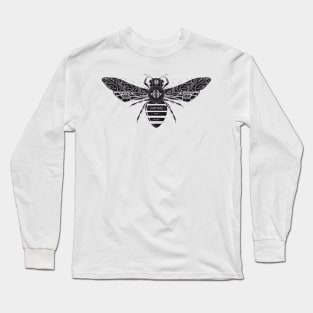 artistically designed bee Long Sleeve T-Shirt